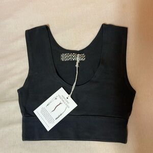 Reversible organic cotton Gemini crop top